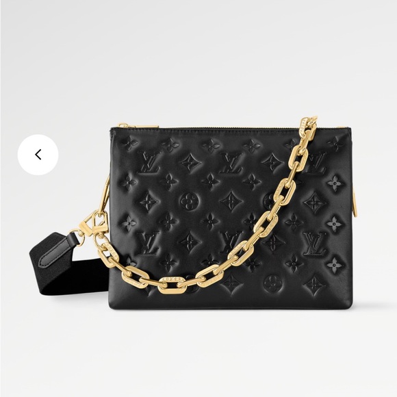 Louis Vuitton Black Coussin PM handbag Monogram-embossed - Picture 16 of 17